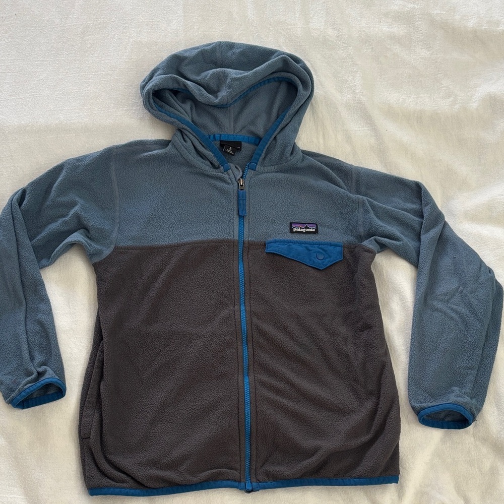 Patagonia Kids' Two-Tone Fleece Hoodie